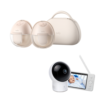 eufy Wearable Breast Pump S1 Pro + Baby Monitor E110